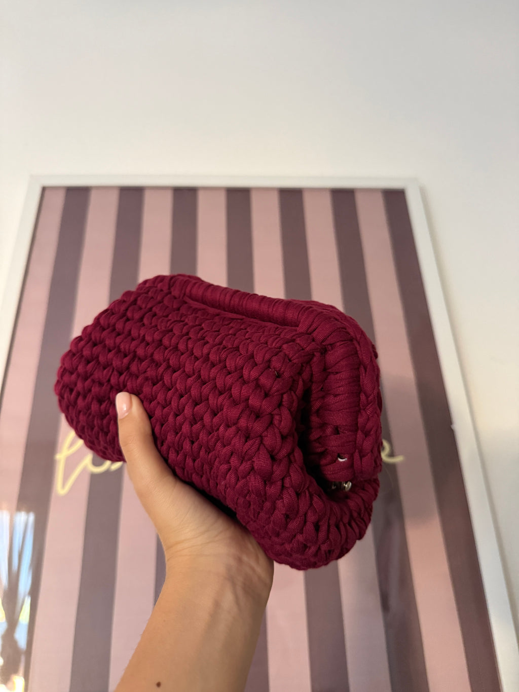 CLUTCH BURGUNDY- FORMIDABLE STUDIO
