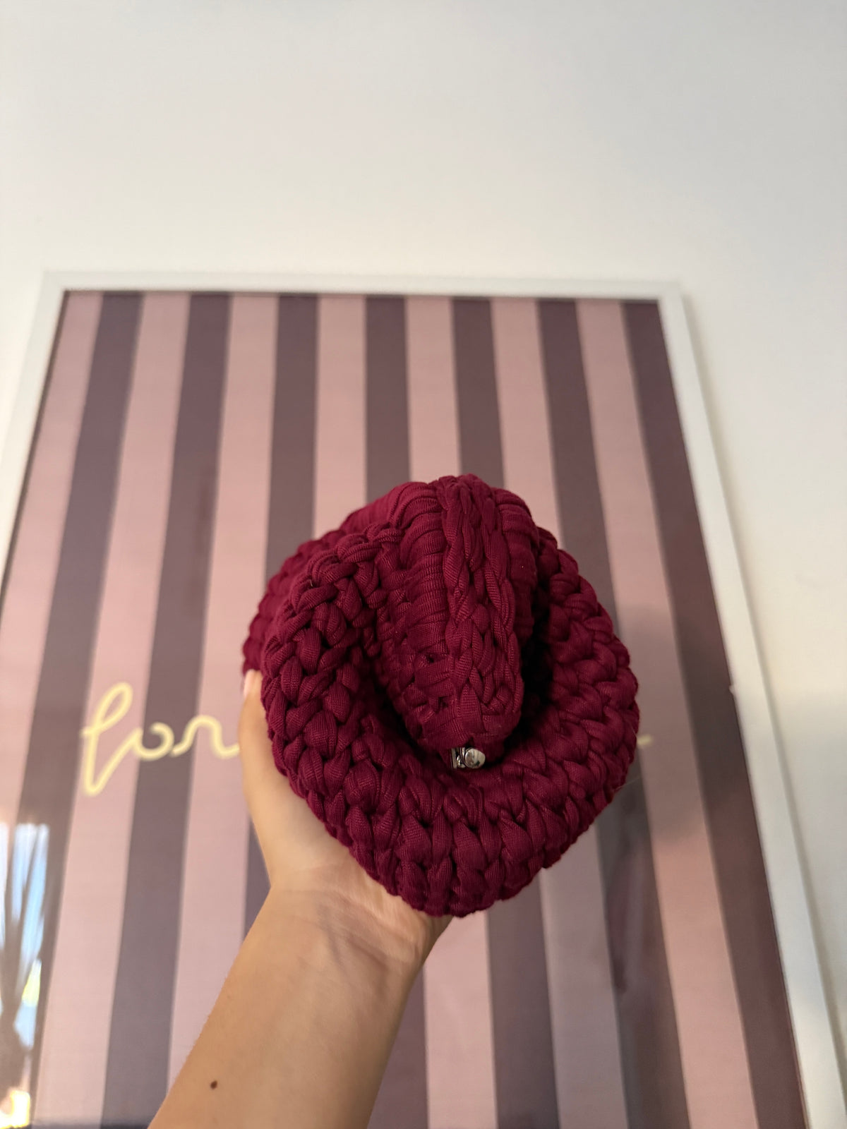 CLUTCH BURGUNDY- FORMIDABLE STUDIO