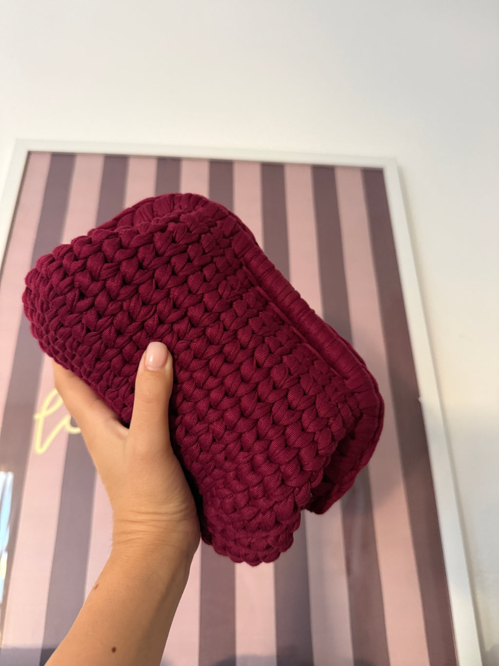 CLUTCH BURGUNDY- FORMIDABLE STUDIO