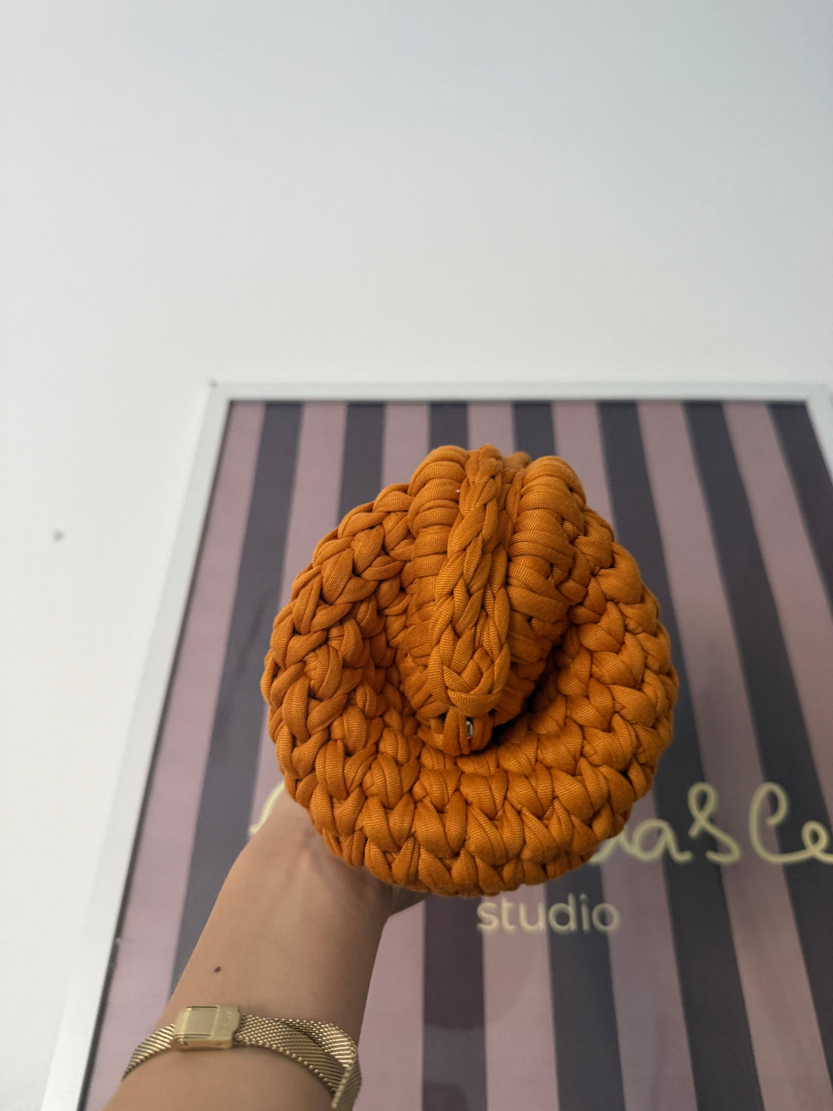 CLUTCH ARANCIONE - FORMIDABLE STUDIO